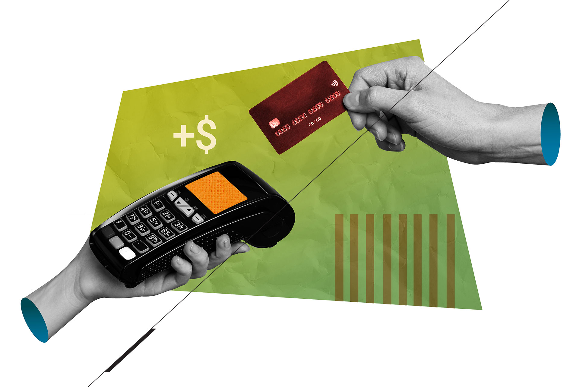Billing TPA Pic - credit card machine and card